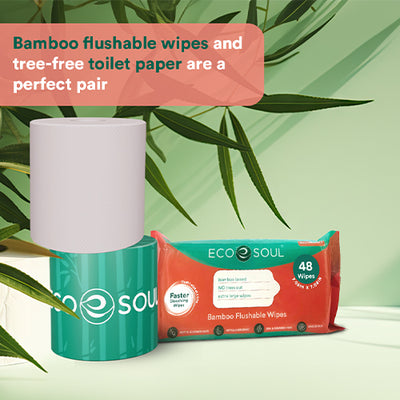 Bamboo Toilet Paper & Bamboo Flushable Wipes: The Ultimate Duo