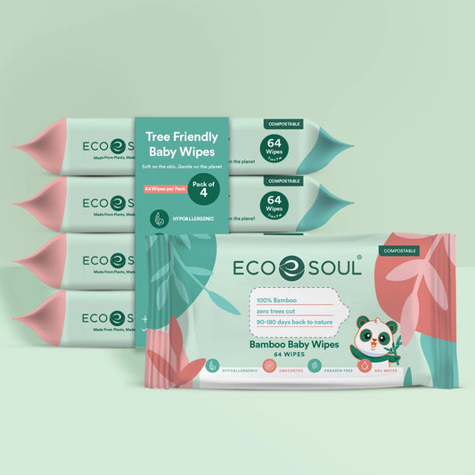 Bamboo Premium Baby Wipes - 64 Wipes Per Pack (STEAL DEAL)