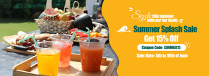 Summer Splash Sale. Get 15% off with Coupon Code - SUMMER15