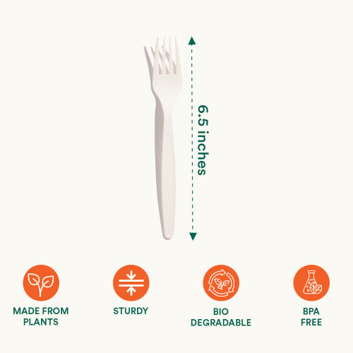 Fork Set, Biodegradable and Compostable fork set