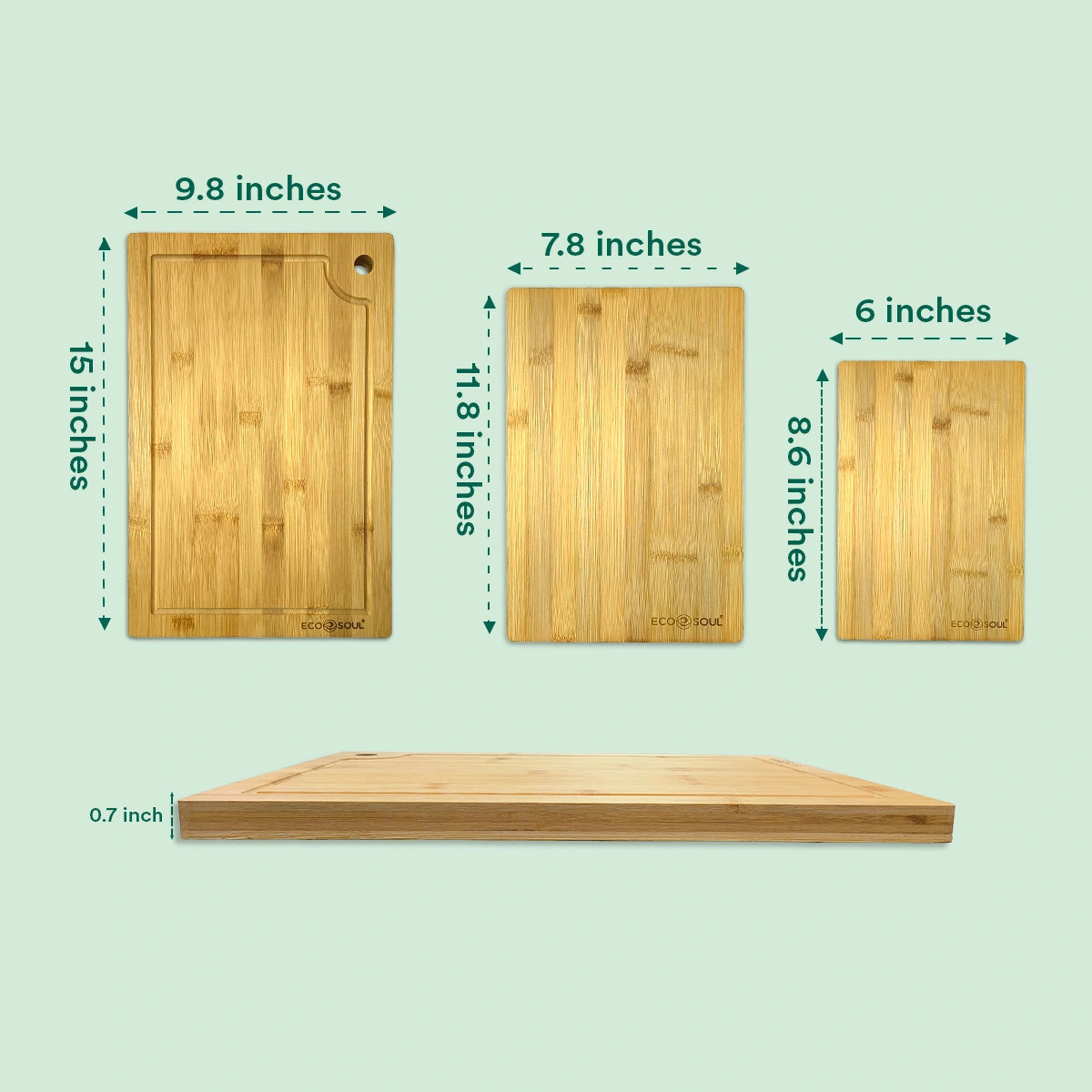 Strong and Sturdy Eco-friendly Bamboo Cutting Board