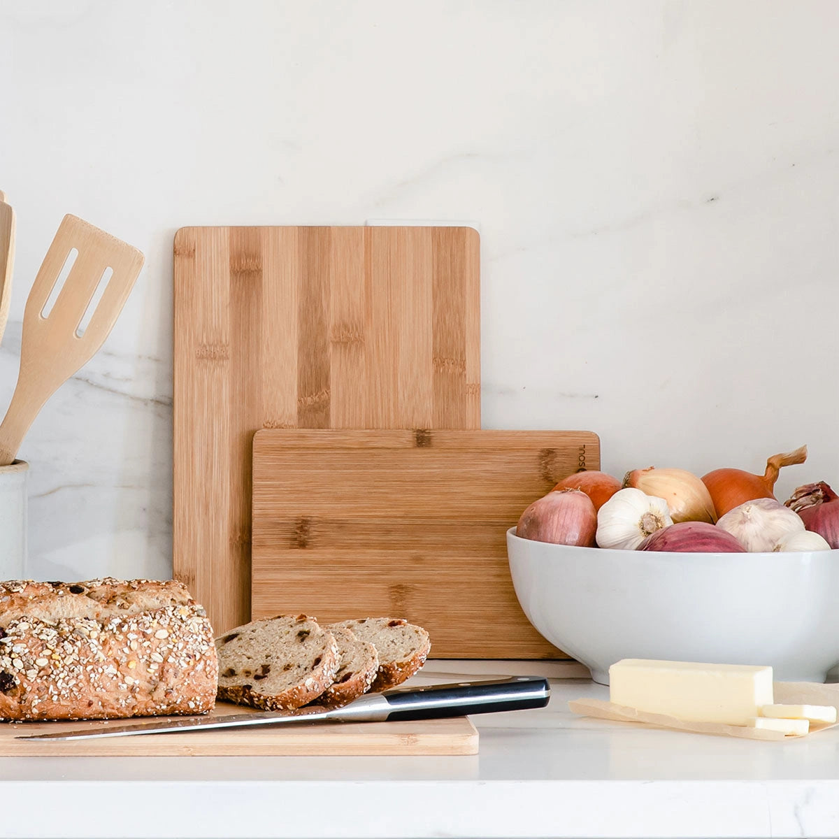 Bamboo Cutting Board Set of 3