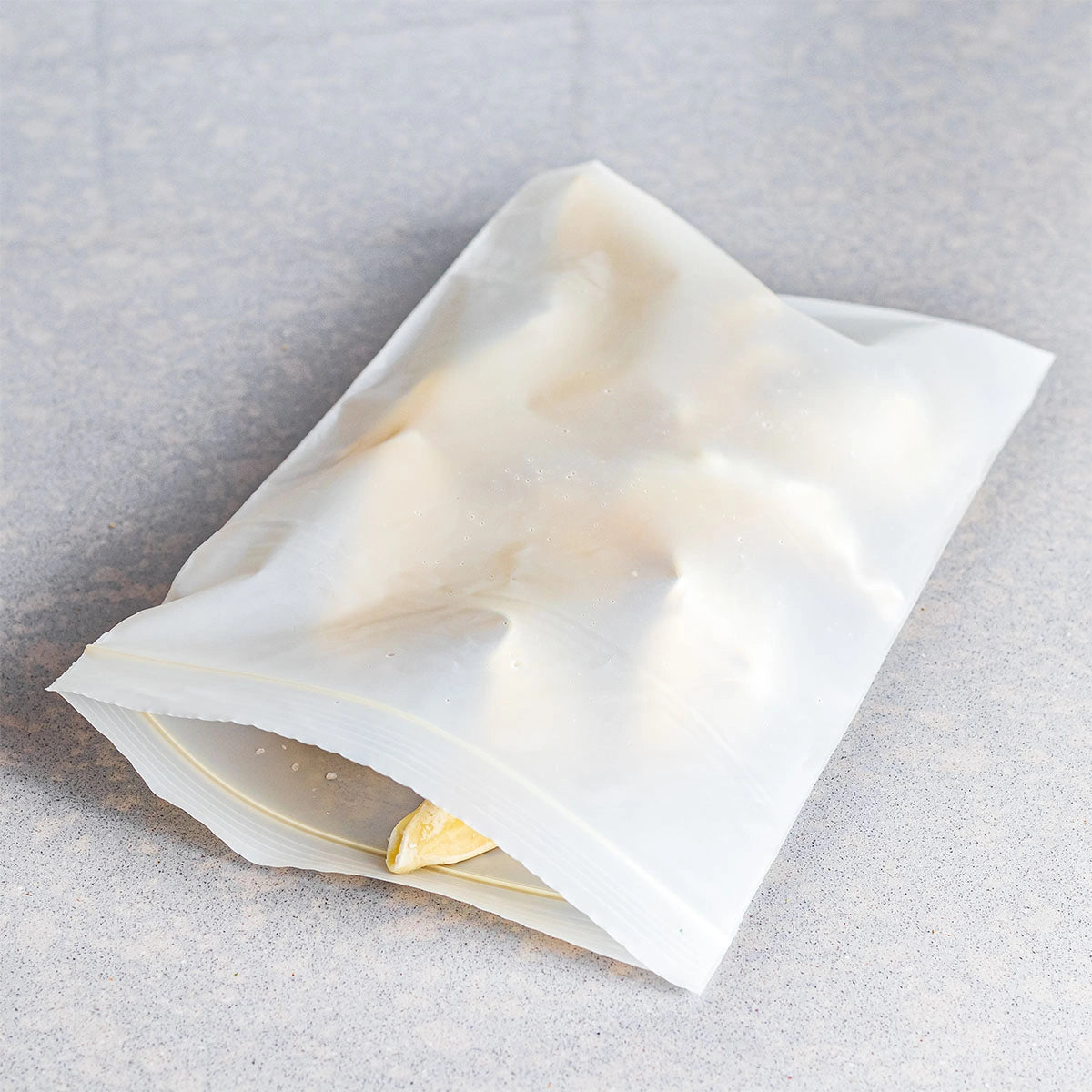 Compostable Quart Resealable Bags - 10" x 6"